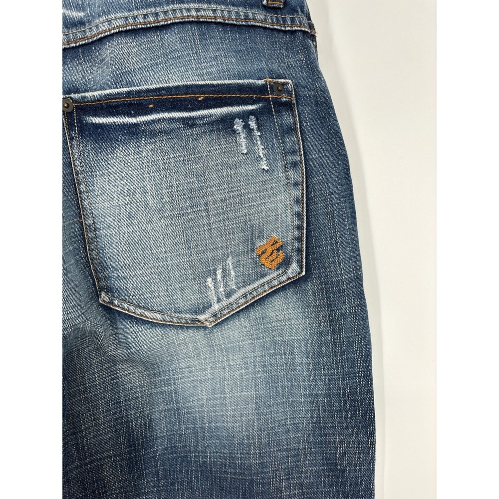 Rocawear Baggy Embroidered Faded Jeans Y2K Vintage Skater 00s 2000s Size 36x32 - Picture 9 of 10